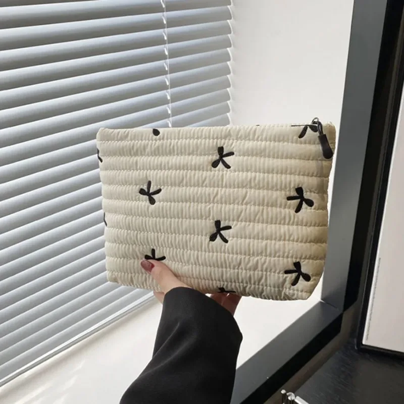 Embroidery Bag - Bolsa de Maquillaje Bonita con Cierre,