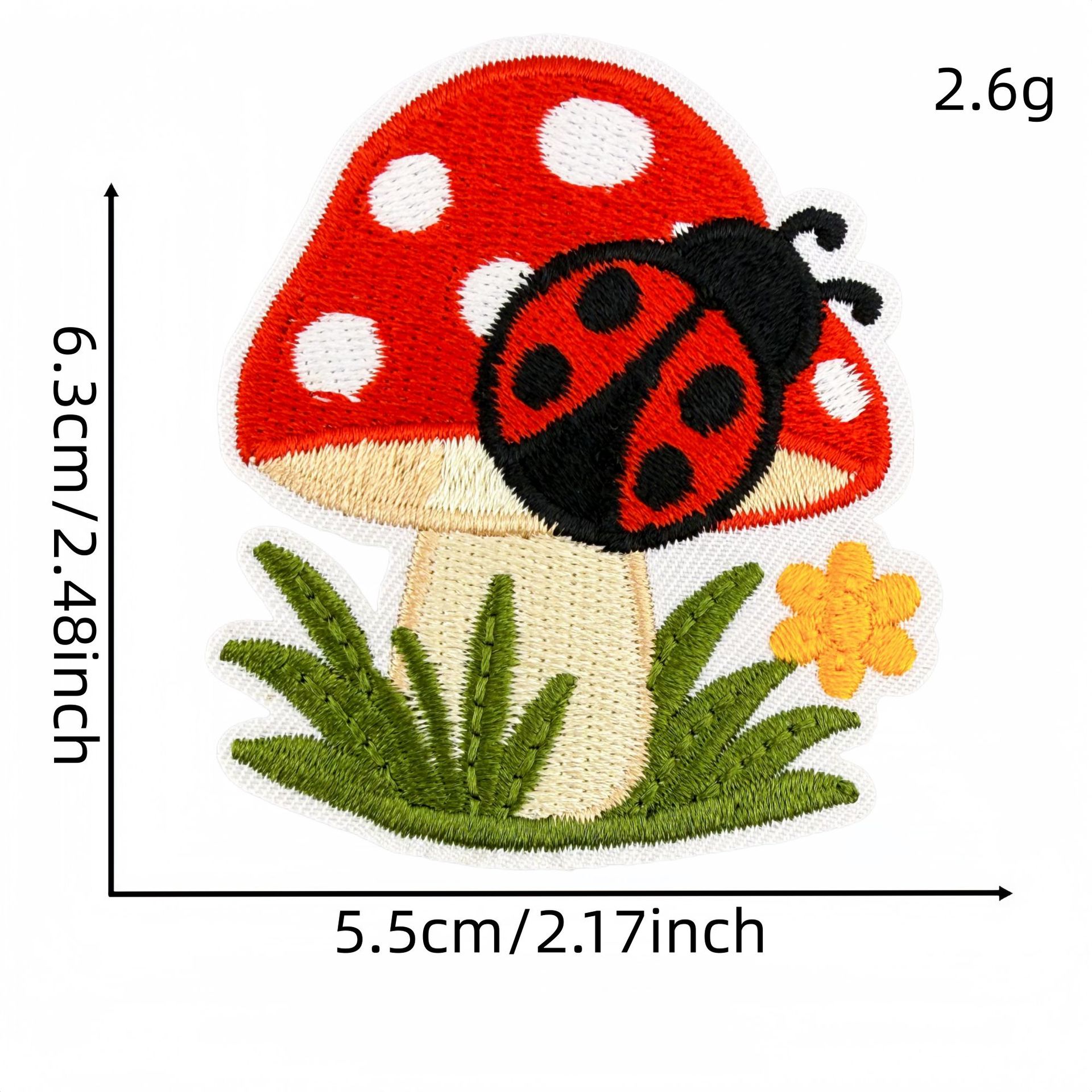 10 parches bordados con motivo - Embroidery Lady Bug reseña y precio