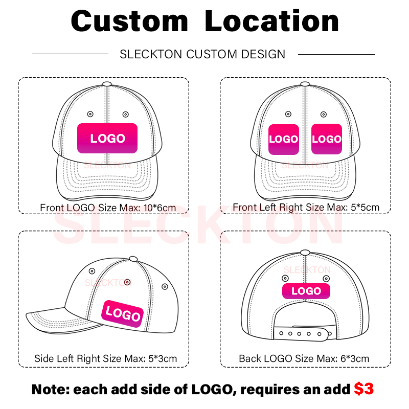 SLECKTON Gorra de béisbol pers - Embroidery Design Logo reseña y precio