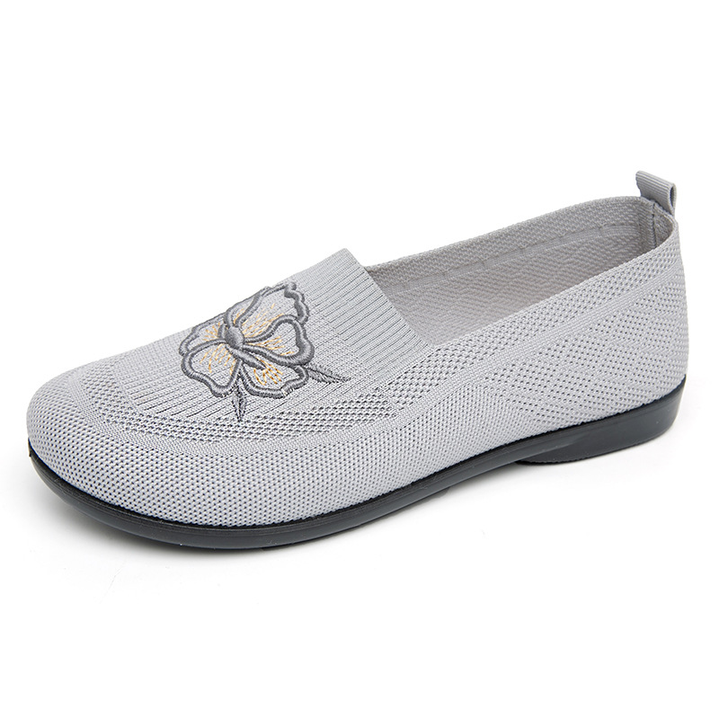 Zapatos planos de punto para m - Embroidery Garments reseña y precio