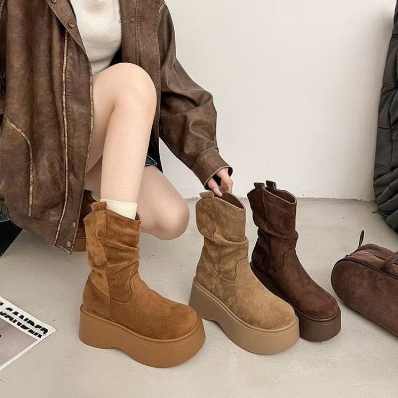 Botas vaqueras de plataforma p - Embroidery Garments reseña y precio