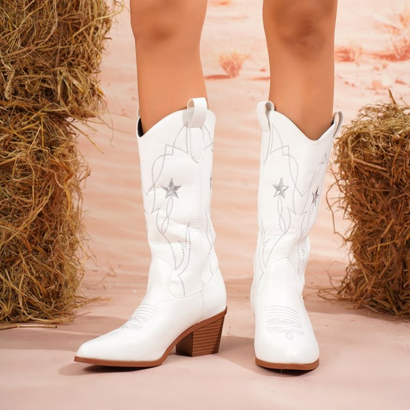 Botas de mujer de media caña c - Embroidery Online reseña y precio