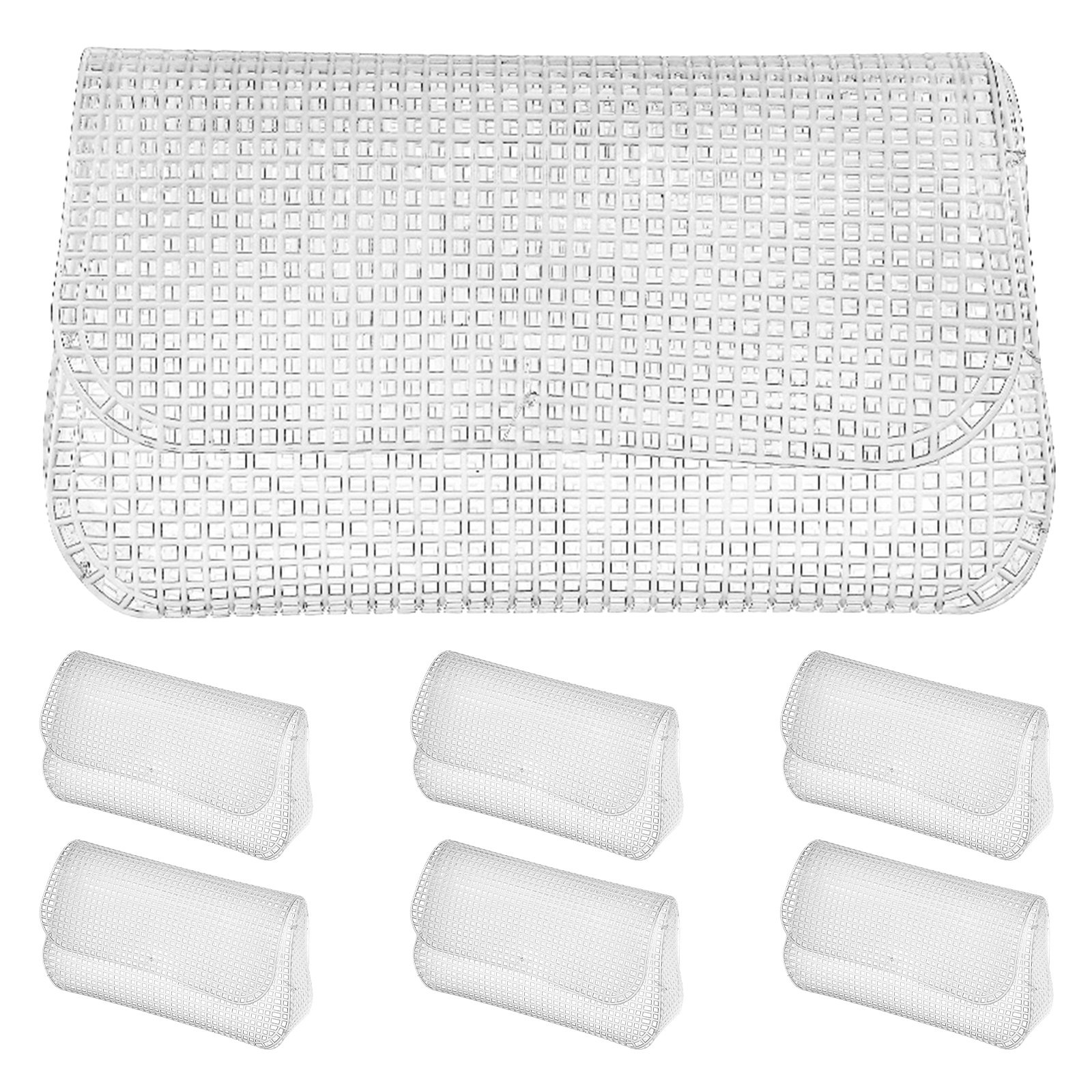7 piezas de láminas de malla d - Embroidery Bag reseña y precio