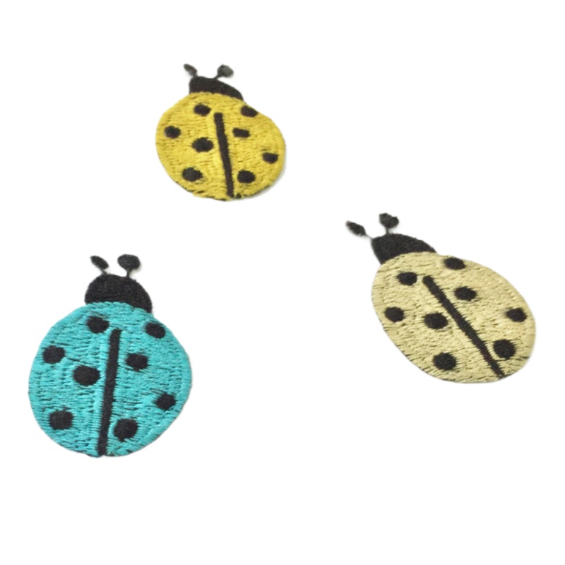 49 unids/lote, parche bordado  - Embroidery Lady Bug reseña y precio