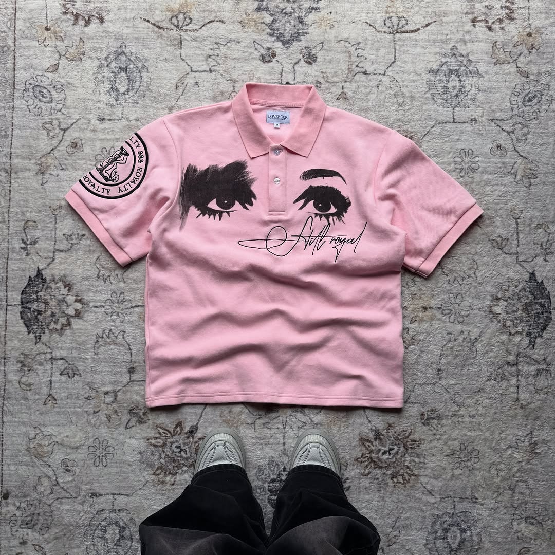 Camiseta polo de estilo retro  - Embroidery Design Logo reseña y precio
