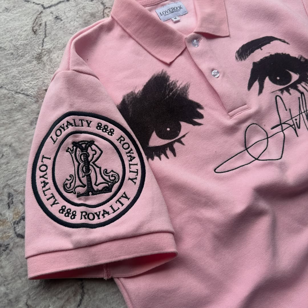 Camiseta polo de estilo retro  - Embroidery Design Logo reseña y precio